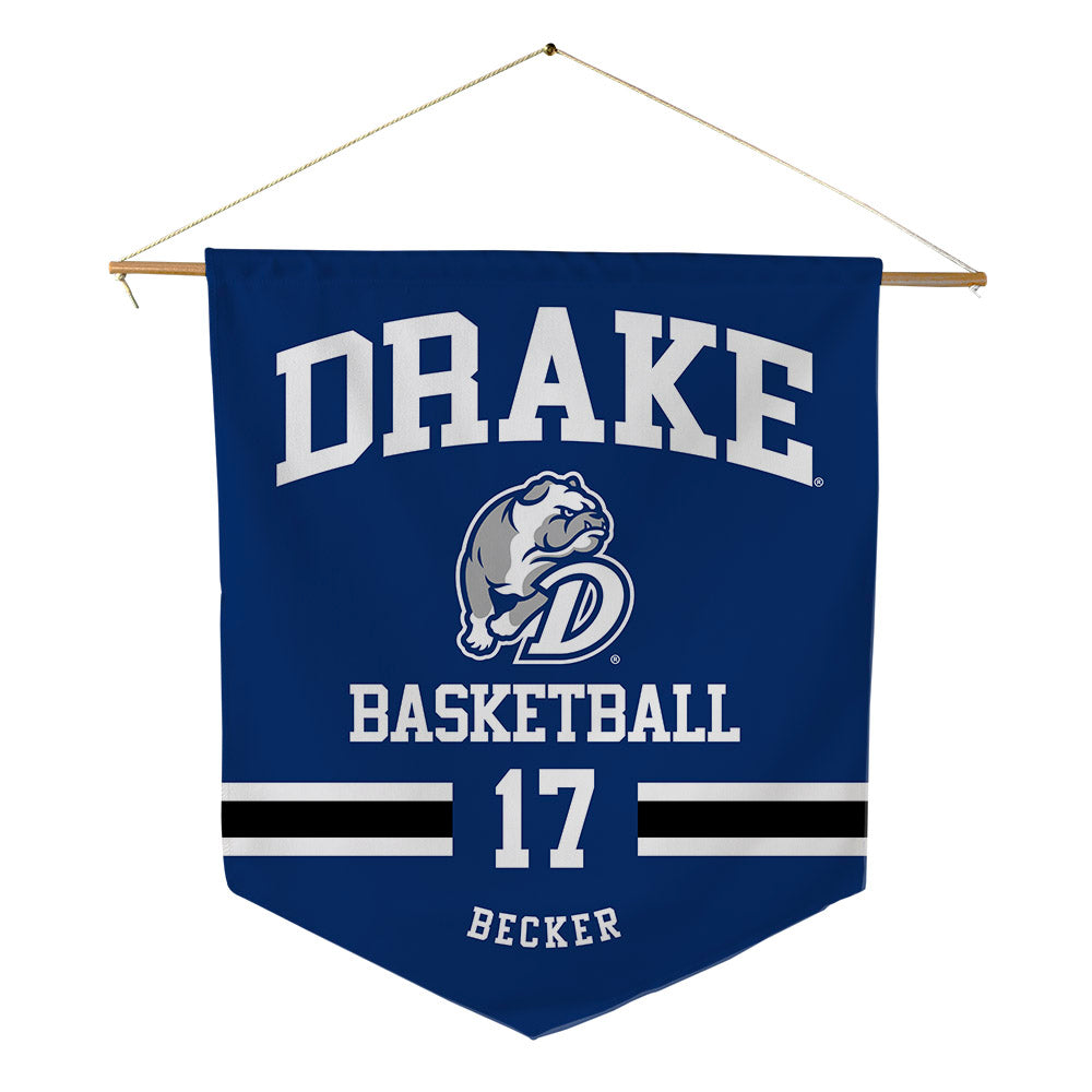 Drake - NCAA Women's Basketball : Anna Becker - Pennant - 18" x 21"-0