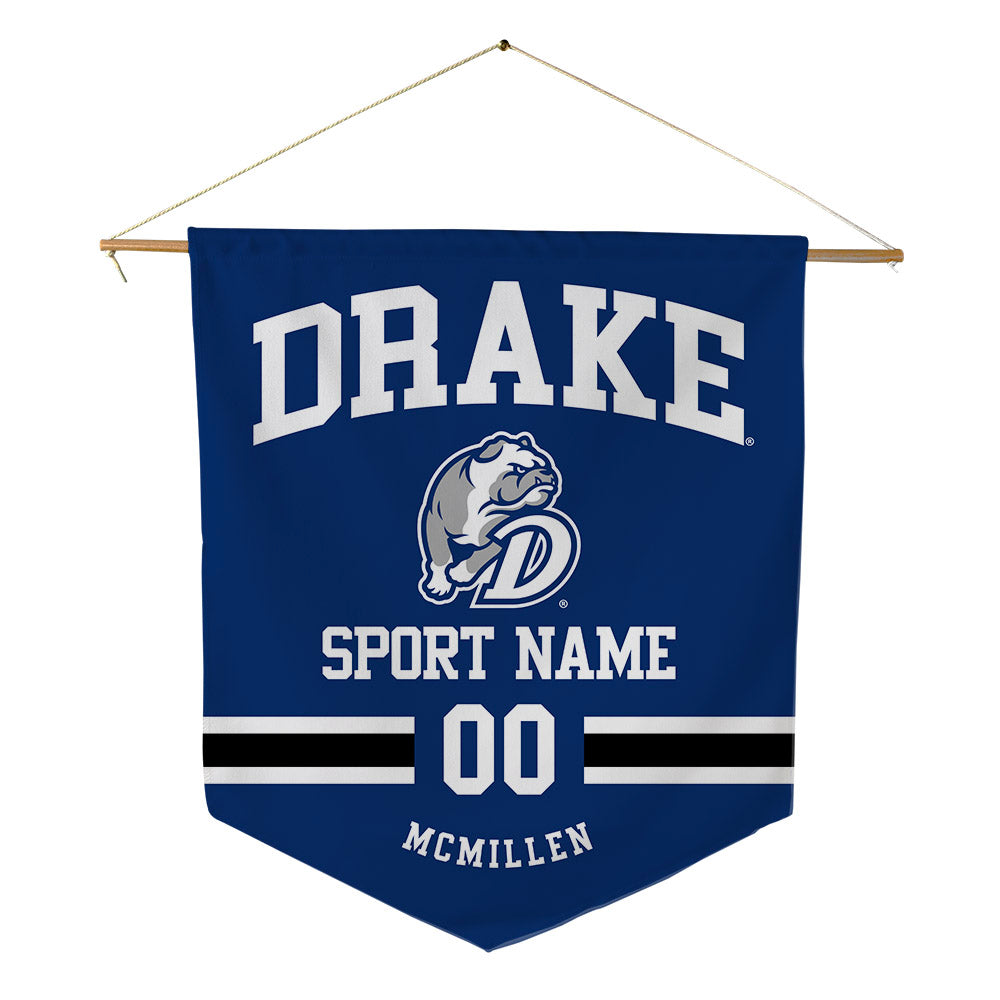 Drake - NCAA Women's Volleyball : Shay McMillen - Pennant - 18" x 21"-0