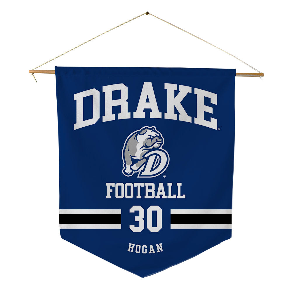 Drake - NCAA Football : Kyle Hogan - Pennant - 18" x 21"-0