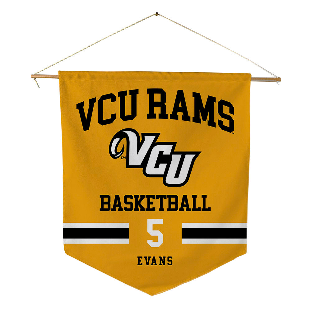 VCU - NCAA Men's Basketball : Barry Evans - Pennant - 18" x 21"-0