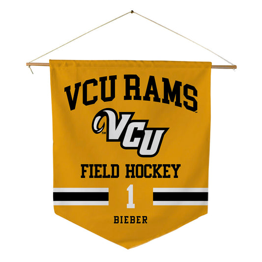 VCU - NCAA Women's Field Hockey : Claire Bieber - Pennant - 18" x 21"-0