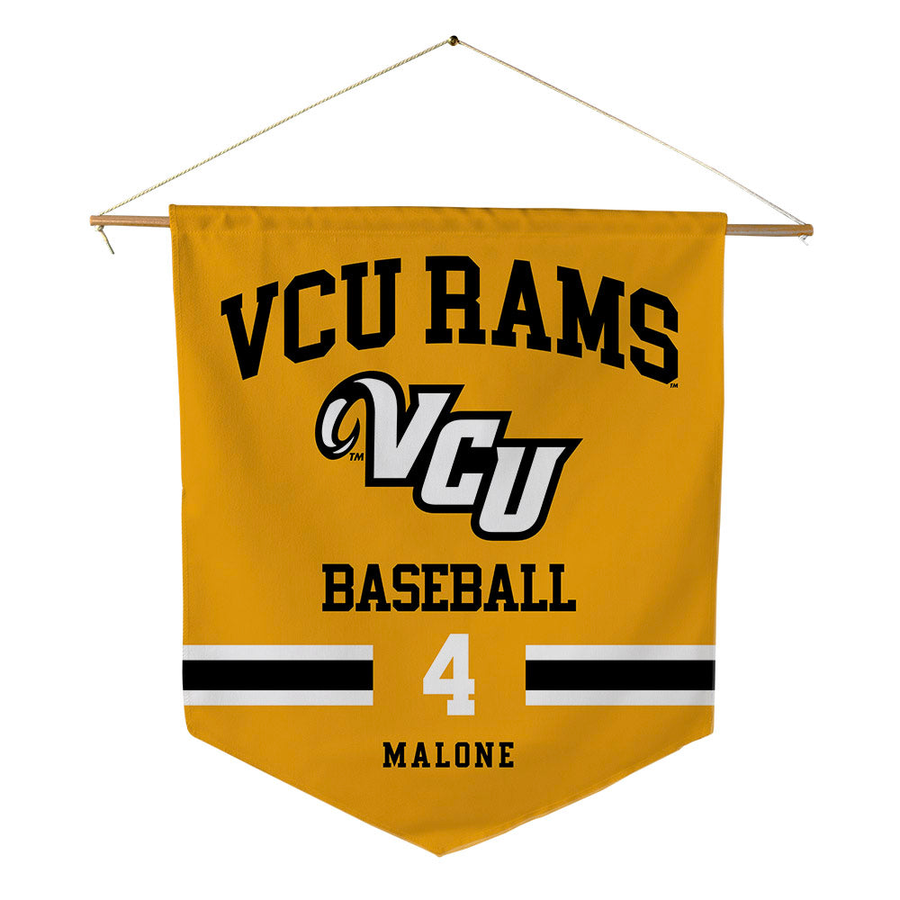 VCU - NCAA Baseball : Michael Malone - Pennant - 18" x 21"-0
