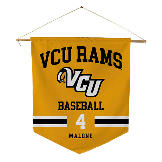 VCU - NCAA Baseball : Michael Malone - Pennant - 18" x 21"-0