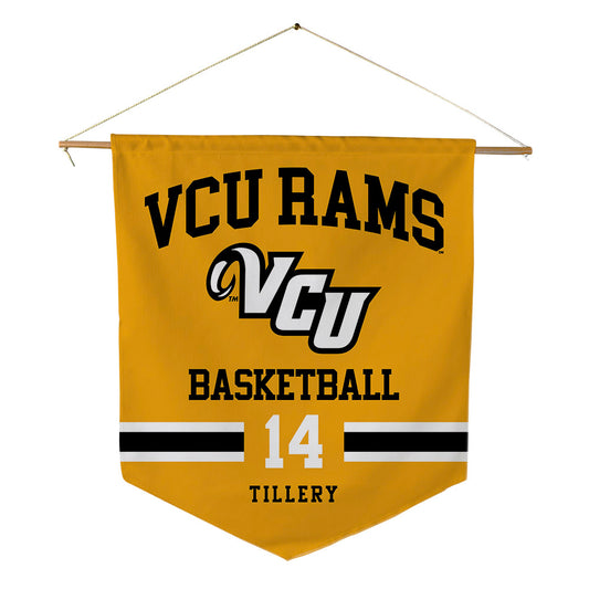 VCU - NCAA Men's Basketball : Jordan Tillery - Pennant - 18" x 21"-0
