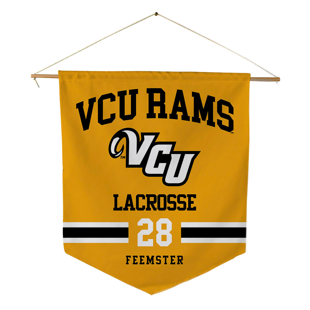 VCU - NCAA Women's Lacrosse : Ryn Feemster - Pennant - 18" x 21"-0