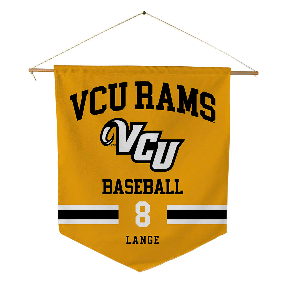VCU - NCAA Baseball : Tristan Lange - Pennant - 18" x 21"-0