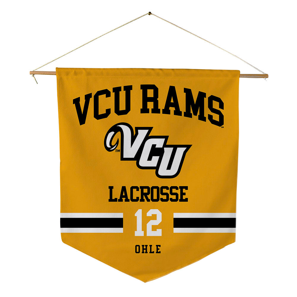 VCU - NCAA Women's Lacrosse : Maggie Ohle - Pennant - 18" x 21"-0