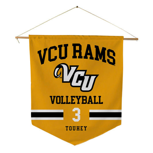 VCU - NCAA Women's Volleyball : Meghan Touhey - Pennant - 18" x 21"-0
