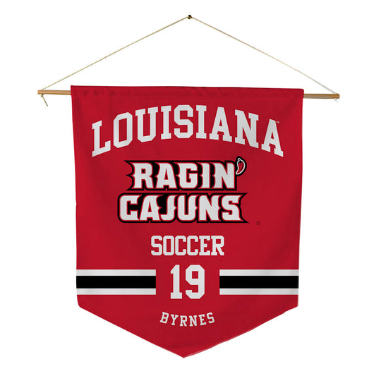 Louisiana - NCAA Women's Soccer : Sydney Byrnes - Pennant - 18" x 21"-0