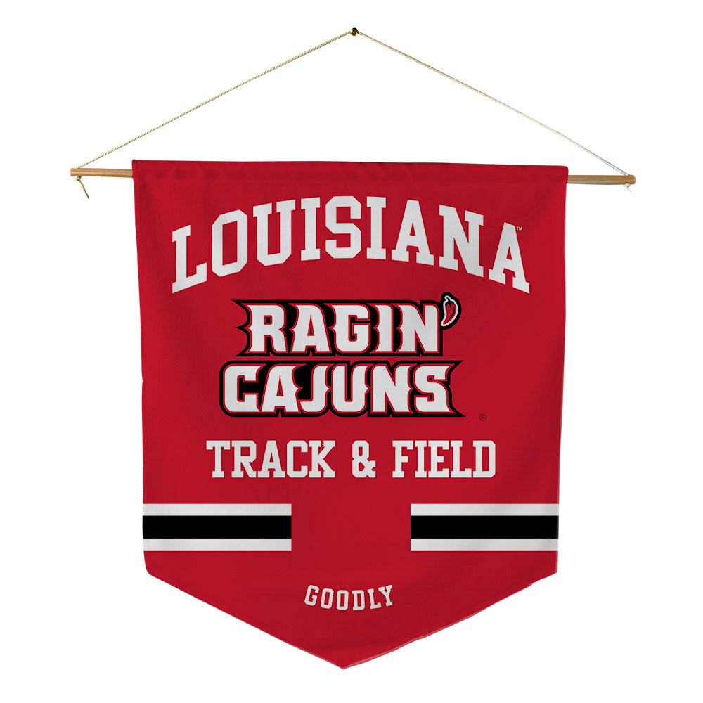 Louisiana - NCAA Men's Track & Field : Kaleb Goodly - Pennant - 18" x 21"-0