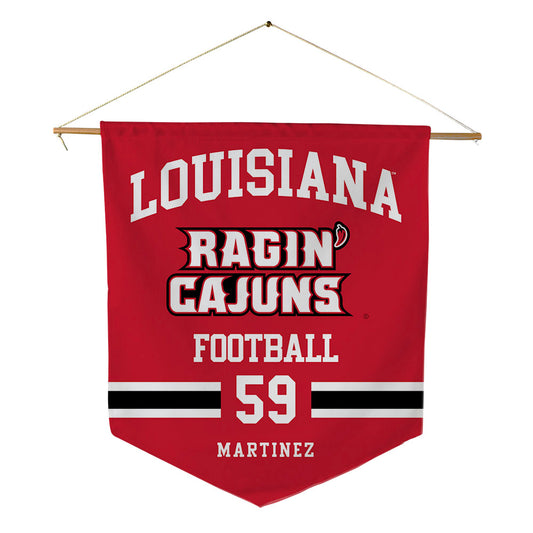 Louisiana - NCAA Football : Andrew Martinez - Pennant - 18" x 21"-0