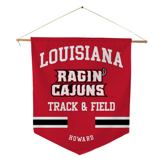Louisiana - NCAA Men's Track & Field : Will Howard - Pennant - 18" x 21"-0
