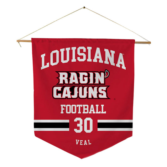 Louisiana - NCAA Football : Ethan Veal - Pennant - 18" x 21"-0