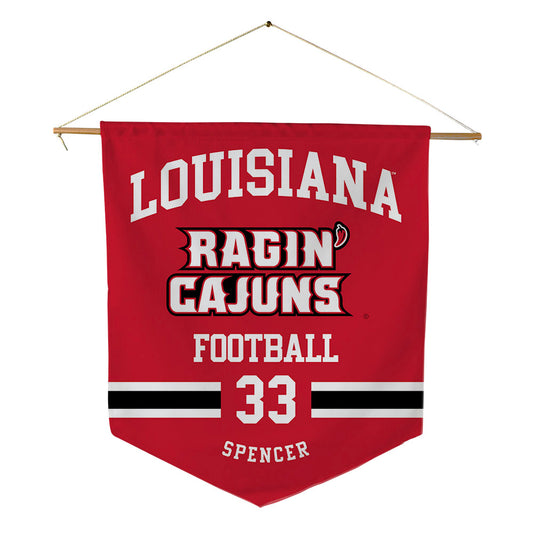 Louisiana - NCAA Football : AJ Spencer - Pennant - 18" x 21"-0