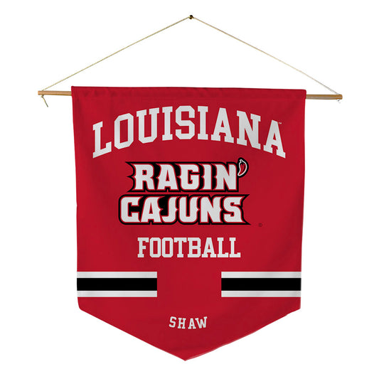 Louisiana - NCAA Football : Anthony Shaw - Pennant - 18" x 21"-0