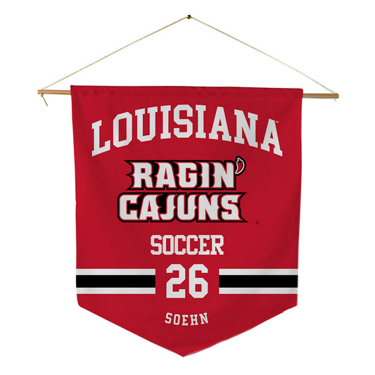 Louisiana - NCAA Women's Soccer : Addison Soehn - Pennant - 18" x 21"-0