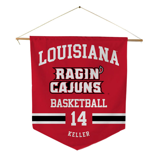 Louisiana - NCAA Men's Basketball : Jamyron Keller - Pennant - 18" x 21"-0