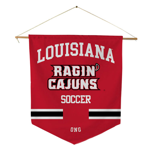 Louisiana - NCAA Women's Soccer : Alina Ong - Pennant - 18" x 21"-0