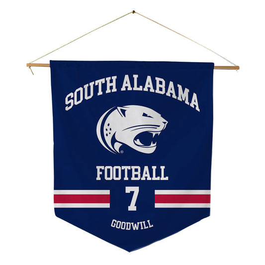South Alabama - NCAA Football : Ty Goodwill - Pennant - 18" x 21"-0