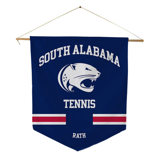 South Alabama - NCAA Women's Tennis : Ava Rath - Pennant - 18" x 21"-0