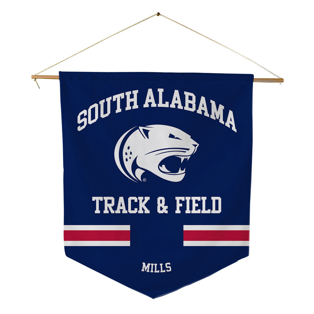 South Alabama - NCAA Women's Track & Field : Karleigh Mills - Pennant - 18" x 21"-0