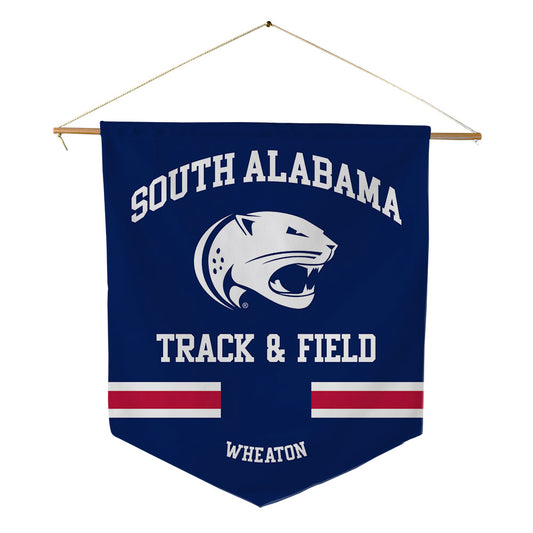 South Alabama - NCAA Women's Track & Field : Avagrace Wheaton - Pennant - 18" x 21"-0