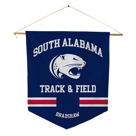 South Alabama - NCAA Men's Track & Field : Nate Bradshaw - Pennant - 18" x 21"-0