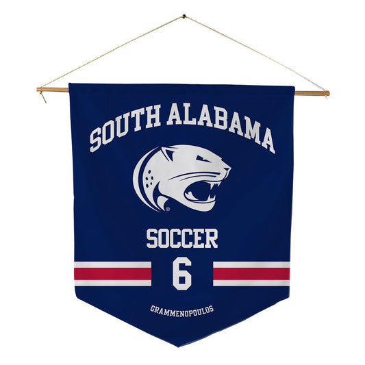 South Alabama - NCAA Women's Soccer : Alexandra Grammenopoulos - Pennant - 18" x 21"-0