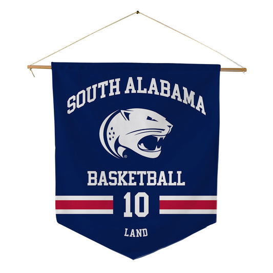 South Alabama - NCAA Men's Basketball : Maxwell Land - Pennant - 18" x 21"-0
