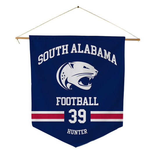 South Alabama - NCAA Football : Rodney Hunter - Pennant - 18" x 21"-0