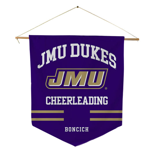 JMU - NCAA Cheerleading : Annaka Boncich - Pennant - 18" x 21"-0