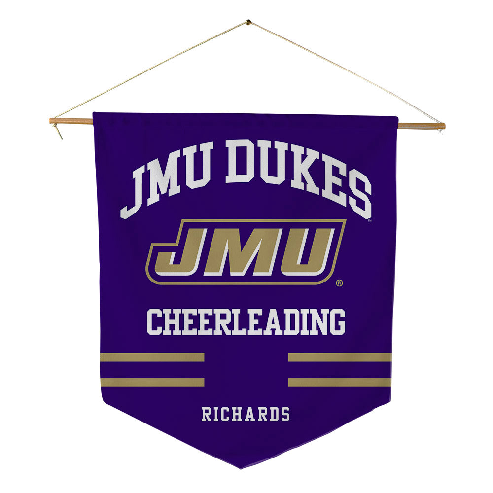 JMU - NCAA Cheerleading : Chloe Richards - Pennant - 18" x 21"-0