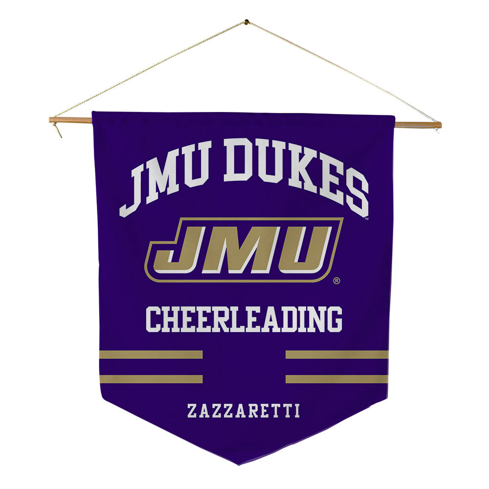 JMU - NCAA Cheerleading : Macie Zazzaretti - Pennant - 18" x 21"-0
