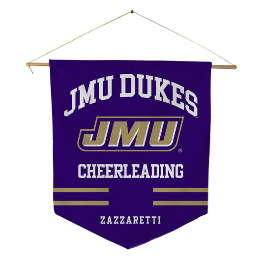 JMU - NCAA Cheerleading : Macie Zazzaretti - Pennant - 18" x 21"-0