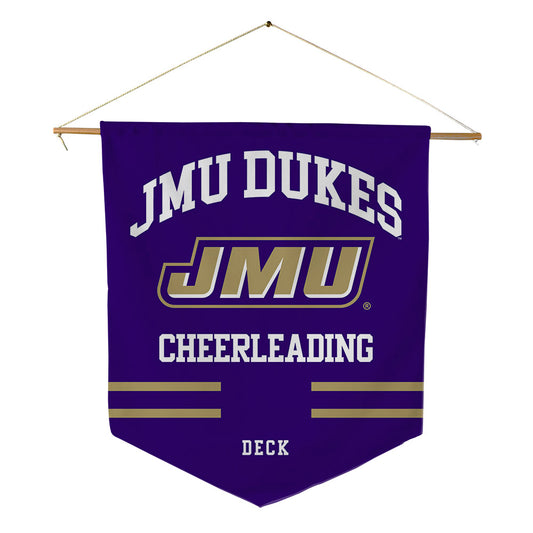 JMU - NCAA Cheerleading : Emily Deck - Pennant - 18" x 21"-0