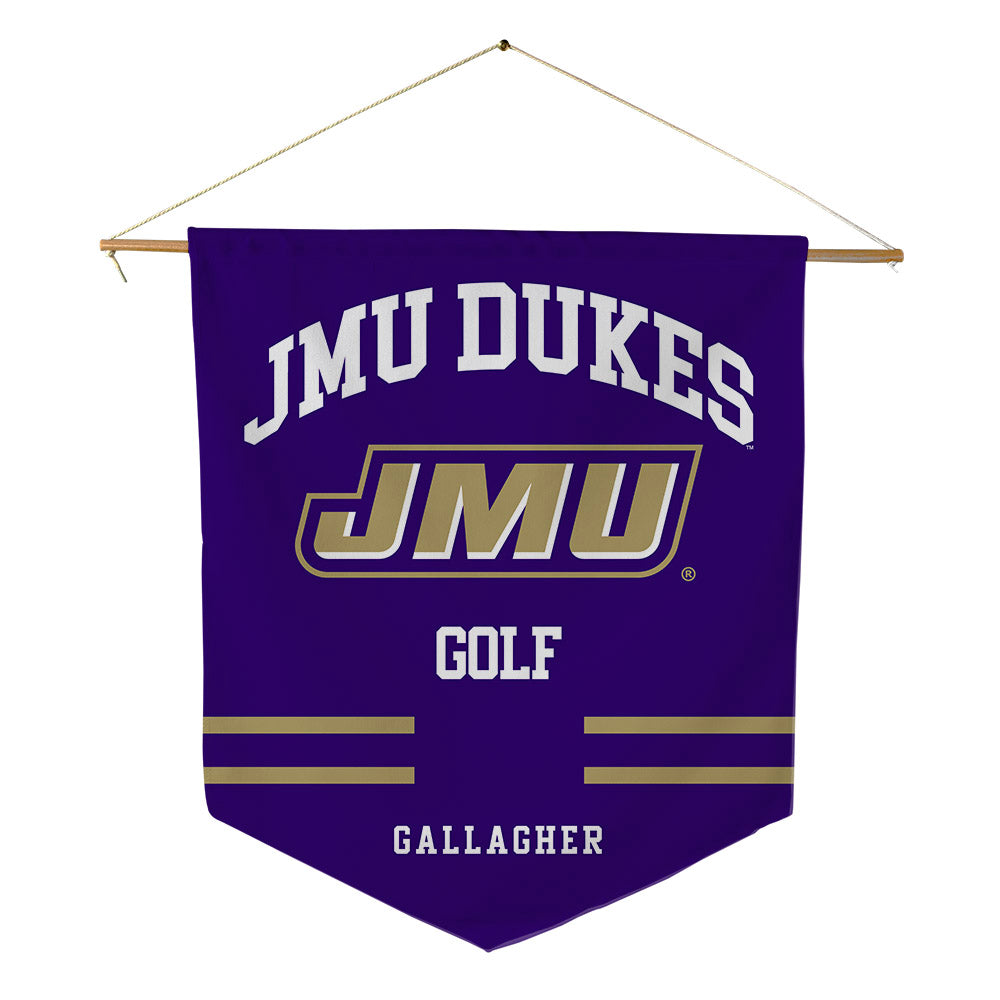 JMU - NCAA Men's Golf : Rory Gallagher - Pennant - 18" x 21"-0