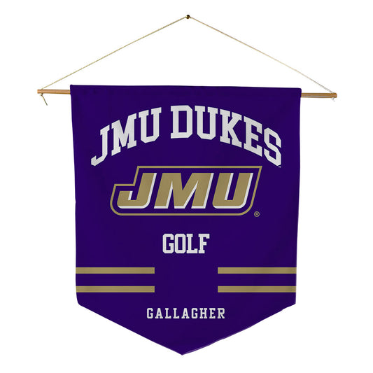 JMU - NCAA Men's Golf : Rory Gallagher - Pennant - 18" x 21"-0