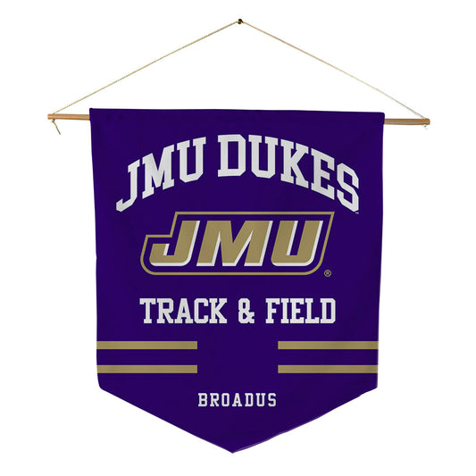 JMU - NCAA Women's Track & Field : Vashaun Broadus - Pennant - 18" x 21"-0