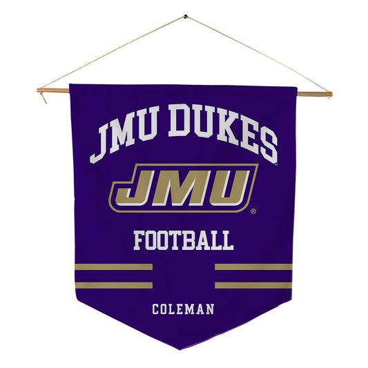 JMU - NCAA Football : Camden Coleman - Pennant - 18" x 21"-0