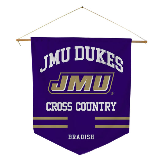JMU - NCAA Women's Cross Country : Kate Bradish - Pennant - 18" x 21"-0