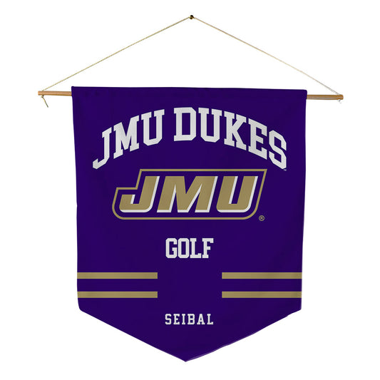 JMU - NCAA Men's Golf : Alex Seibal - Pennant - 18" x 21"-0