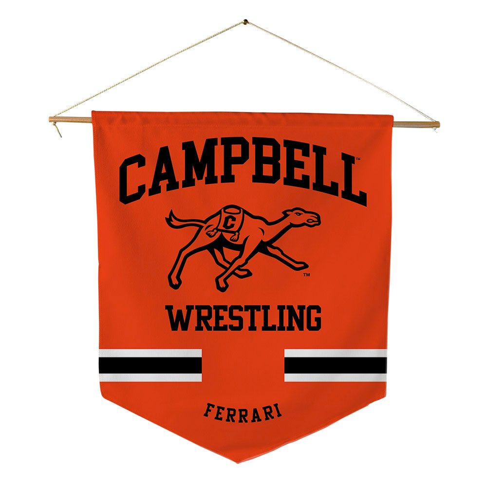 Campbell - NCAA Wrestling : Anthony Ferrari - Pennant - 18" x 21"-0