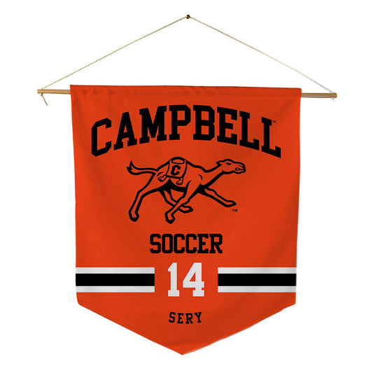 Campbell - NCAA Men's Soccer : Sam Sery - Pennant - 18" x 21"-0