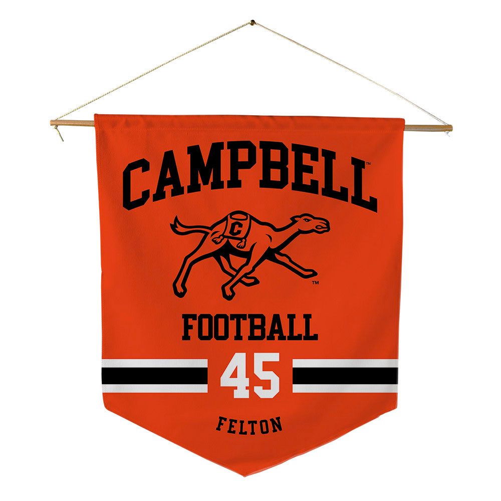 Campbell - NCAA Football : Daniel Felton - Pennant - 18" x 21"-0