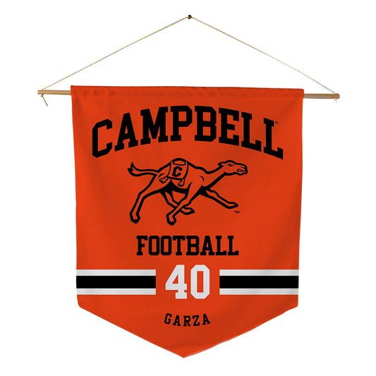 Campbell - NCAA Football : Justin Garza - Pennant - 18" x 21"-0