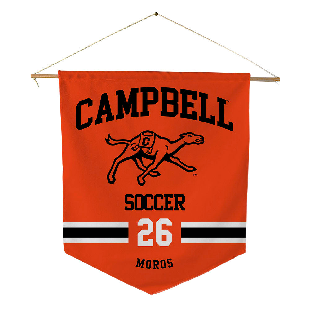 Campbell - NCAA Men's Soccer : Ioannis Moros - Pennant - 18" x 21"-0