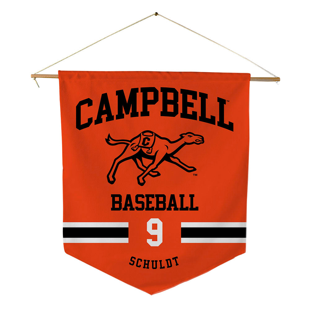 Campbell - NCAA Baseball : Andrew Schuldt - Pennant - 18" x 21"-0