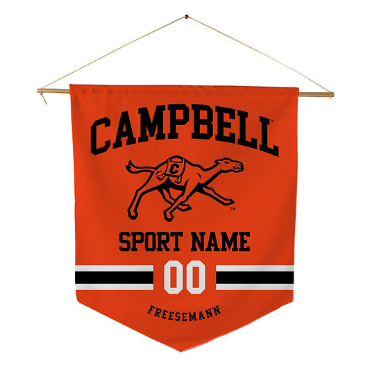 Campbell - NCAA Women's Volleyball : Leah Freesemann - Pennant - 18" x 21"-0