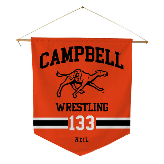 Campbell - NCAA Wrestling : Logan Heil - Pennant - 18" x 21"-0