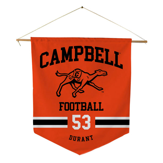 Campbell - NCAA Football : Kameron Durant - Pennant - 18" x 21"-0